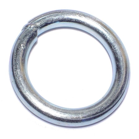 Midwest Fastener 1/4" x 1-1/4" Zinc Plated Steel Welded Rings 5PK 60227